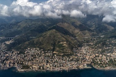 Cenova şehir havadan görünümü