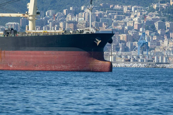 Barco prow arco de cerca detalle al atardecer — Foto de Stock