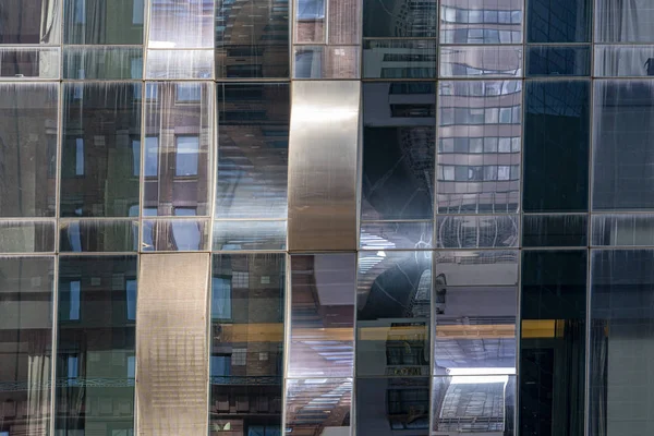 Нью-Йоркские Манхэттенские небоскребы — стоковое фото