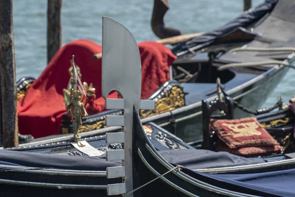 Gondola em Veneza detalhe — Fotografia de Stock