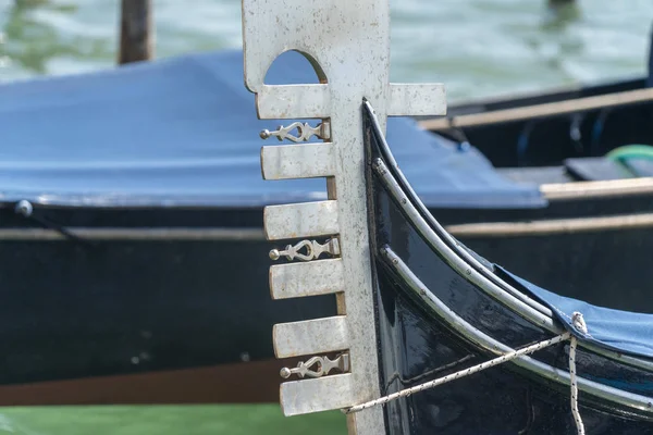 Gondola em Veneza detalhe — Fotografia de Stock