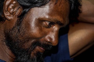 maldivian erkek balıkçı portresi