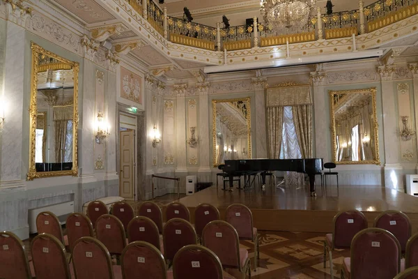 Velence, Olaszország - szeptember 15 2019 - La Fenice Theater interior view — Stock Fotó
