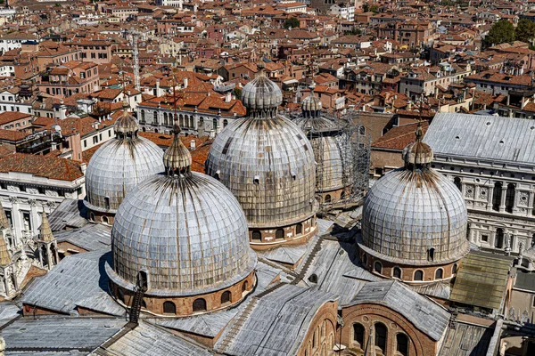 Venedig Luftaufnahme Stadtbild vom Turm — Stockfoto