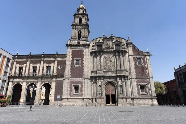 Mexico City, Meksika - 5 Kasım 2017 Saint Domingo Kilisesi — Stok fotoğraf