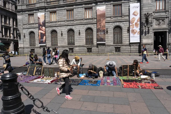 stock image MEXICO CITY, MEXICO - NOVEMBER 5 2017 - Juarez street full of people