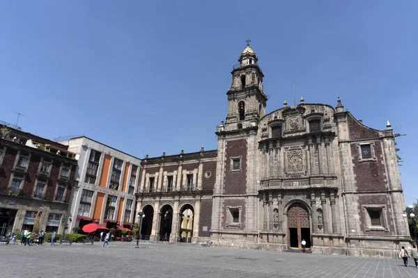Mexiko-Stadt, Mexiko - 5. November 2017 - Kirche Saint Domingo — Stockfoto