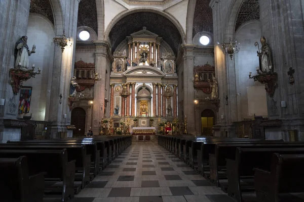 MEXICO CITY, MEXICO - NOVEMBER 5 2017 - interior of Saint Domingo church — Stock Photo, Image