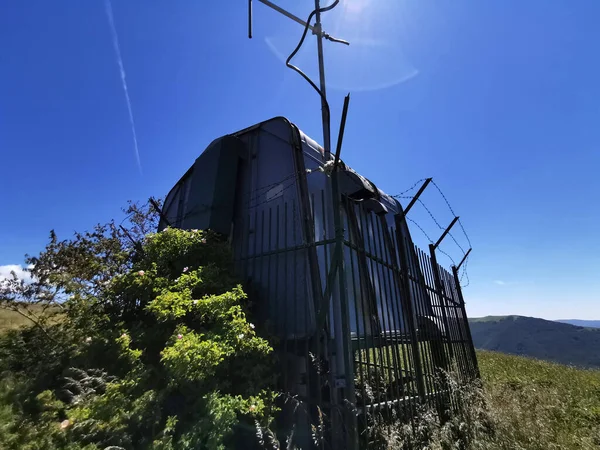 Sheet Metal Bunker Giarolo Mountain Italy View — Stock Photo, Image