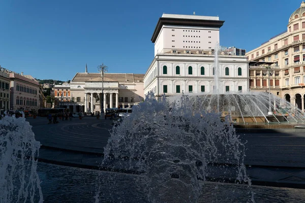 Genoa Porta Soprana Porte Tour Porte Médiévale — Photo