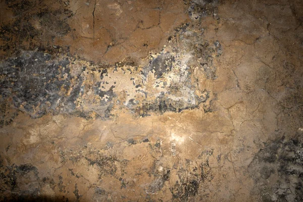 Detalhe Cimento Igreja Bizantina Sem Telhado Vendicari Reserva Noto Sicília — Fotografia de Stock