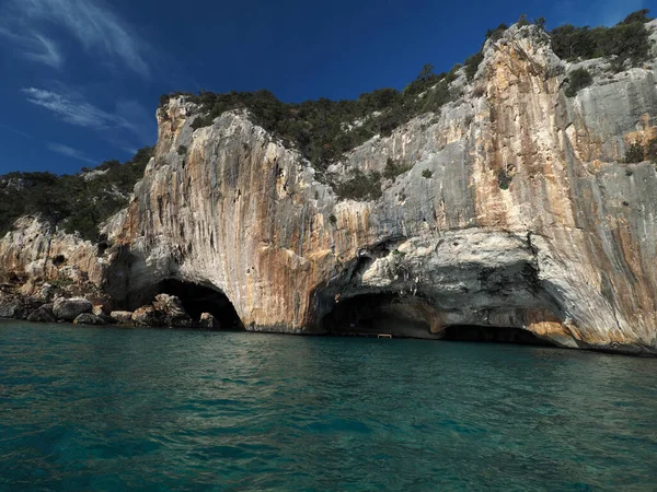 Морской Oxen Grottoes Grhdel Bue Marino Cala Gonone Вид Италию — стоковое фото