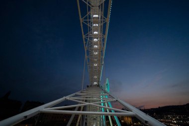 Panoramik Tekerlek Gece Görüşü Panoraması