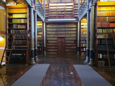 COPENHAGEN, DENMARK - 2 Eylül 2025 - 1582 'de kurulan Kopenhag Üniversitesi Kütüphanesi, Danimarka' nın en eski kütüphanesidir.