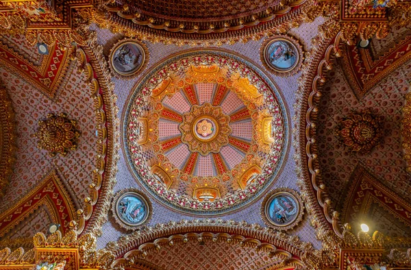 Озил Купола Церкви Сан Диего Морелии Штат Мичоакан Мексика Золотой — стоковое фото