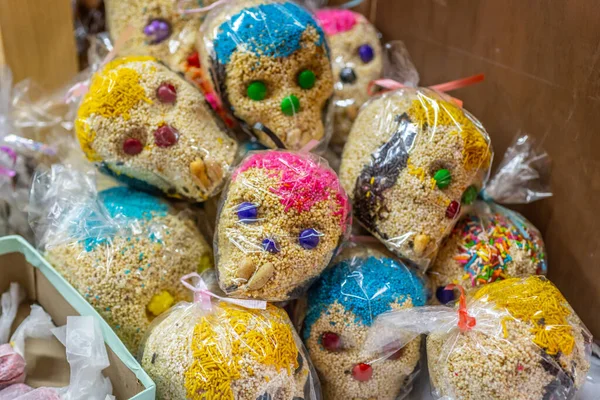 Amaranth Calaveritas Doces Típicos Durante Dia Dos Mortos México — Fotografia de Stock