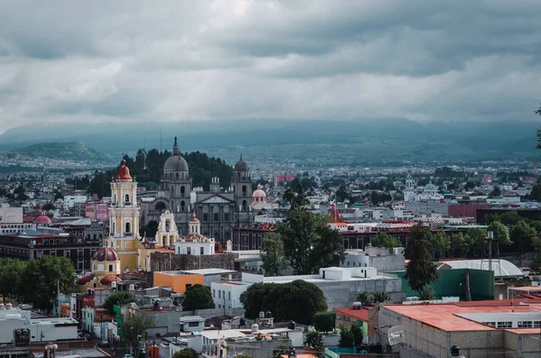 Paesaggio Urbano Della Città Toluca Messico Dove Possibile Vedere Alcuni — Foto Stock