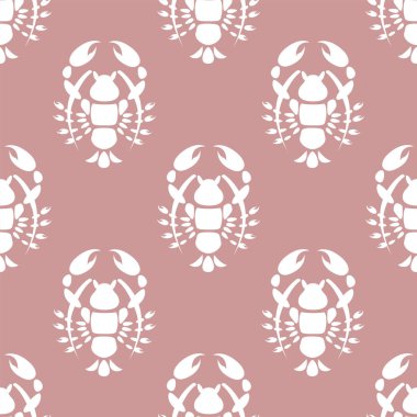 Kanser silüeti. Sorunsuz vektör desen