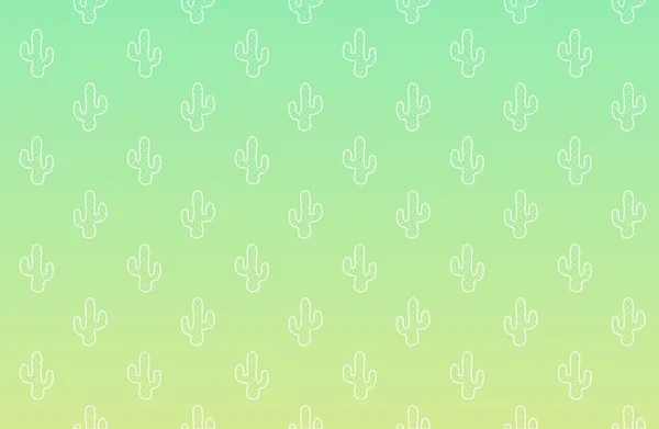 Fondo de cactus — Vector de stock