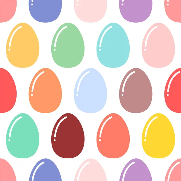 Colorful egg pattern — Stock Vector