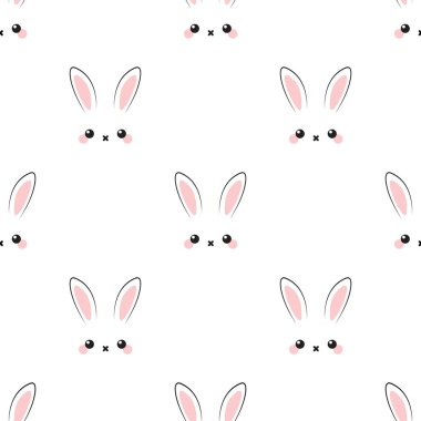 sevimli tavşan deseni