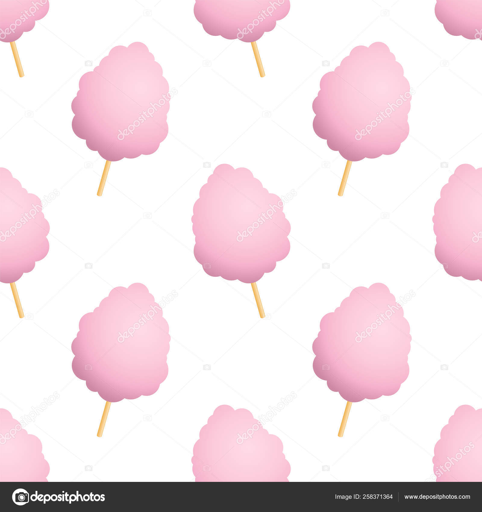 Cotton candy wallpaper Stock Vector by ©El4anes 258371364