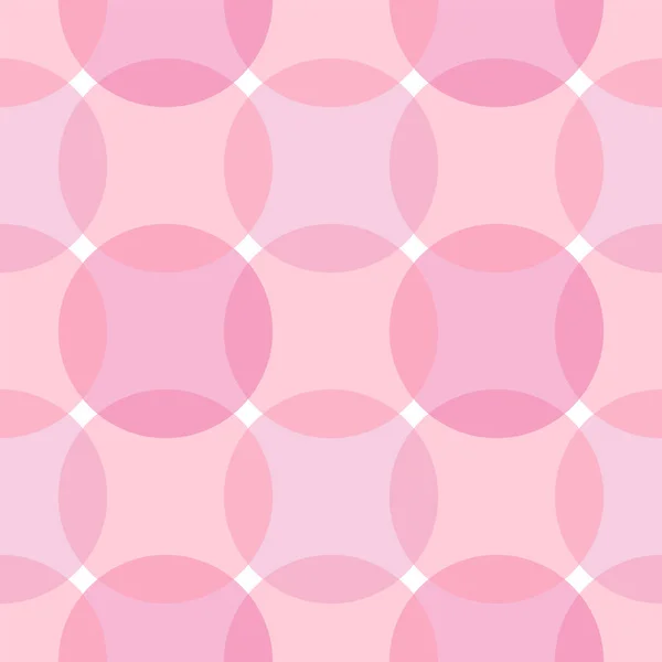 Patrón redondo abstracto rosa — Vector de stock