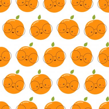 Gözlüklü sevimli turuncu