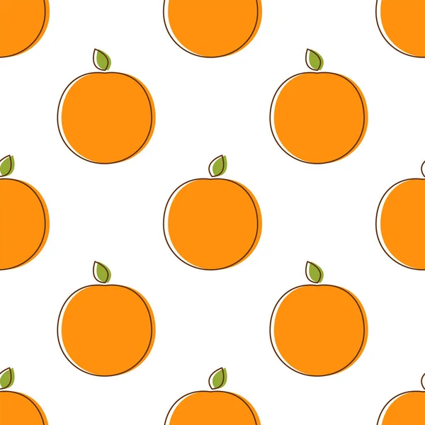 Oranžový jednoduchý vzor — Stockový vektor