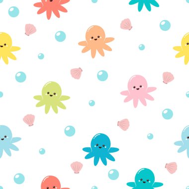 Ahtapot, kabuklar ve kabarcıklar