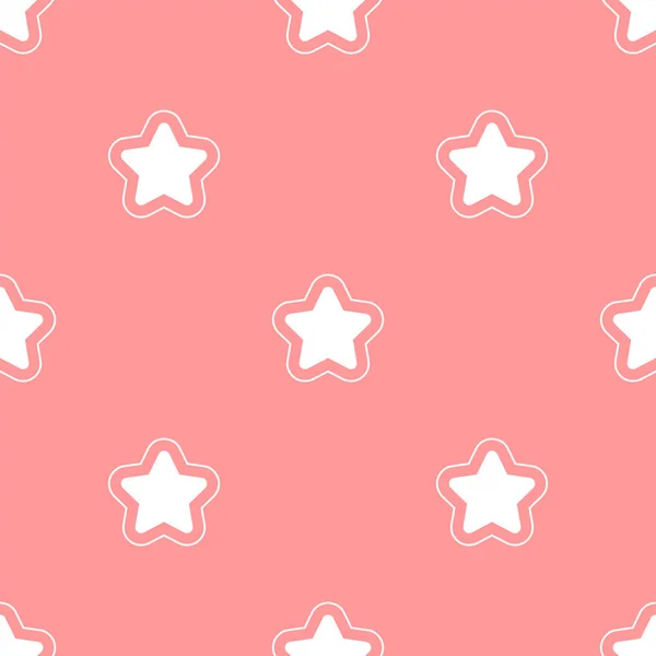 Cute little stars pattern — Stock Vector