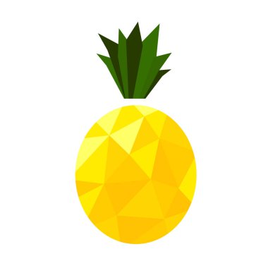 Ananas düşük poli