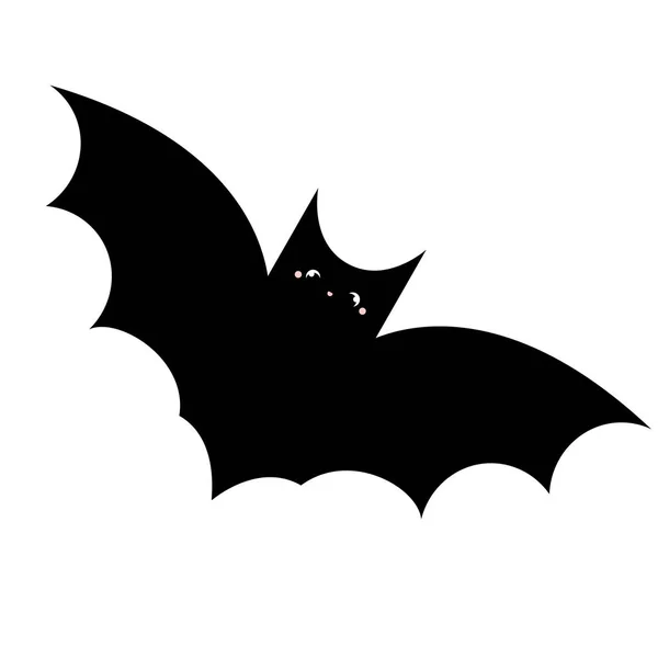 Cute cartoon bat — Stok Vektör