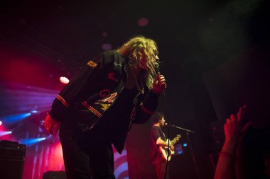 Amsterdam, Hollanda - 24 Şubat 2017 - Amerikalı rock grubu The Orwells'ın Paradiso Noord -De Tolhuistuin konseri