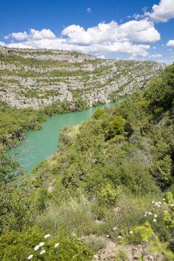 Güzel doğanın Manzara Görünümü, Su ve Şelale Krka Milli Parkı, Coatia at