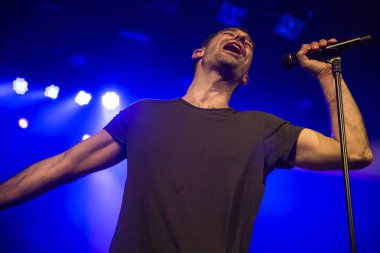 Amsterdam, Hollanda, 8 Kasım 2016: Avustralyalı ska ve caz grubu The Cat Empire'ın konseri Melkweg'de