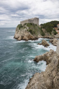 Dubrovnik kalesi, Fort Lawrence Fort Bokar, Dubrovnik görüntülendi