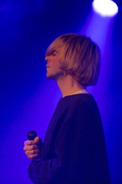 Amsterdam, Hollanda - 17 Şubat 2018 - İngiliz rock grubu The Charlatans'ın Paradiso Noord -De Tolhuistuin konseri