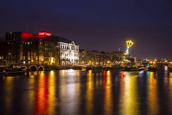 Amsterdam Niederlande Dezember 2015 Kunstwerk Namens Der Leichte Drachen Vom — Stockfoto