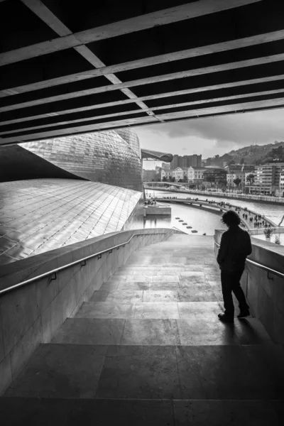 Bilbao Spanien März 2015 Das Guggenheim Museum Bilbao Während Der — Stockfoto