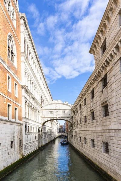 Pont Des Soupirs Venise Sur Rio Palazzo Entre Nouvelle Prison — Photo