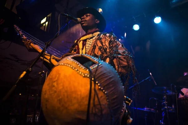 Amsterdam Países Bajos Febrero 2016 Concierto Banda Africana Mali Bko — Foto de Stock