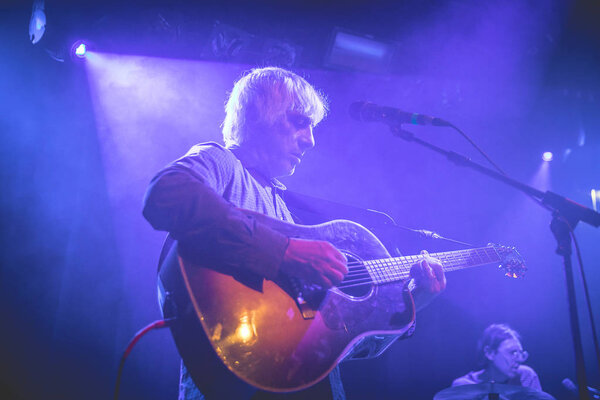 Amsterdam, The Netherlands - 01 March 2018: Concert of Americam singer and guitarist Lee Ranaldo Bitterzoet Paradiso Amsterdam. Lee Ranaldo was a former member of Sonic Youth;
