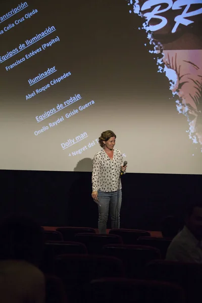 Amsterdam Nederländerna Augusti 2016 Tal Vid Stängning Prisutdelningen World Cinema — Stockfoto