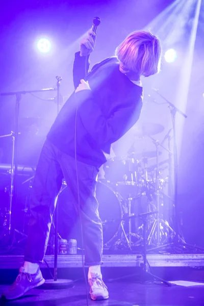 阿姆斯特丹 2018年2月17日 英国摇滚乐队 查拉坦人 音乐会在帕拉迪索 努尔德 德托尔休斯图因 — 图库照片
