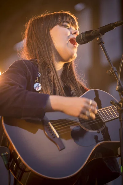 Traena Noorwegen Juli 2014 Tijdens Het Concert Van Zweedse Rock — Stockfoto