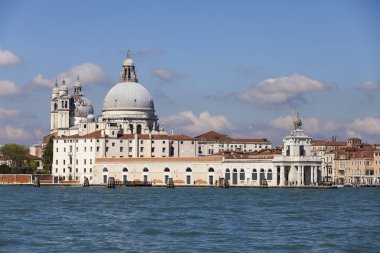 Punta della Dogana, Venedik, İtalya ile Venedik göl manzarası