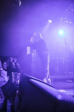 Amsterdam, Hollanda - 17 Şubat 2018 - İngiliz rock grubu The Charlatans'ın Paradiso Noord -De Tolhuistuin konseri