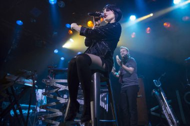 Amsterdam, Hollanda 16 Mart 2016: Fransız Kervan Sarayı konseri melkweg