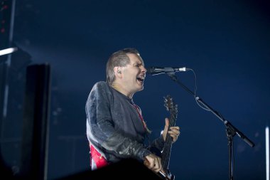 Amsterdam, Hollanda - 2 Ekim 2017: Konser od İzlanda post rock grubu Sigur Ros amsterdam'da canlı mekan Afas